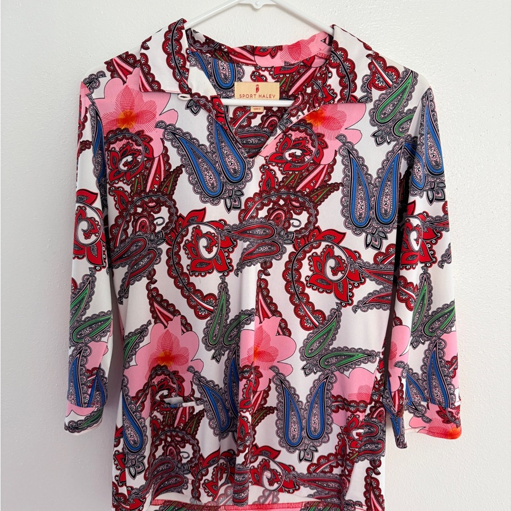 Sport Haley Women's Multicolor Paisley Blouse